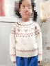 巴拉巴拉童装儿童毛衫2025新款冬装女童费尔岛毛衣圆领时尚上衣舒适时尚潮 实拍图