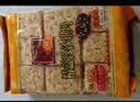 精益珍【台湾品牌1963年】袋装沙琪玛营养早餐办公室下午茶点心休闲零食 【2斤半36包装】蛋酥608+芝麻608 实拍图