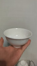 瓷侠客纯白骨瓷碗家用米饭碗吃饭碗小汤碗大号面碗陶瓷餐具套装大碗组合  4.75英寸标准米饭碗【10个】 实拍图