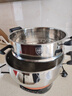 惠当家（Hui Dang Jia）电锅多功能电热锅电炒锅家用电蒸锅一体电煮锅加厚304不锈钢电火锅G08-30 实拍图