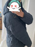 优衣库合作款/女装男装PUFFTECH空气棉服连帽外套480064 08 深灰色 S 实拍图
