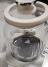 美的（Midea）花漾0胶水全玻璃养生壶 多功能煮茶壶 母婴烧水壶 恒温电热水壶 全自动一体煮茶器1.2L YS12B302J 实拍图