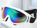 白小奢滑雪镜 X400-白框 滑雪护目镜眼镜登山墨镜儿童男女骑行风沙玩雪 实拍图