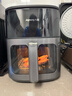 九阳（Joyoung）变频焱烤双层烤空气炸锅 NTC精准控温 家用实用7L大容量 上下双可视大视窗 蒸烤炸一体KL70-V8 实拍图