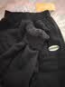 巴拉巴拉童装儿童长裤男童裤子女童中大童秋冬加绒加厚防风休闲裤 黑色90001 140 实拍图