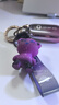 昀翕变色龙熊汽车钥匙扣挂件卡通款钥匙链精致情侣可爱书包挂饰锁匙扣 变色熊【灰色+紫色】2个装 实拍图