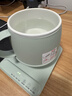 mokkom磨客养生壶 热牛奶杯 办公静音养生杯0.5L 煮茶花茶银耳 热牛奶神器烧水壶办公室烧水杯 热奶杯 26新款 【分体式可冲洗】 浅杉绿 0.5L （送勺子） 实拍图