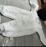 班杰威尔婴儿衣服秋冬季夹棉连体衣宝宝保暖哈衣爬服 保暖蓝色2件装 66码 实拍图