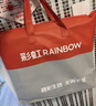 彩虹（RAINBOW） 电热毯双人电褥子(1.6*1.3m)排潮电暖毯高温自动断电花色随机 定时除螨1.6*1.3米 实拍图