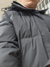 京东京造羽绒服男鸭绒加厚防寒工装面包服短款冬季外套衣服 黑色 M 实拍图