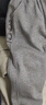 罗蒙儿童裤子男童冬款儿童运动裤束脚卫裤校裤女童校园裤子灰薄绒130 实拍图