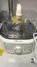 小熊（Bear）电蒸锅 家用小型2-3人用 蒸煮一体家用电锅蒸蛋器蒸包子多功能锅 11.5L三层大容量DZG-HA0N7 实拍图