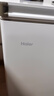 海尔（Haier）100L单温冰柜小型家用小冰柜商用冷藏冷冻两用转换冷柜小冰箱减霜一级能效BC/BD-100GHW9D 实拍图