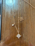 施华洛世奇（SWAROVSKI）新年礼物Symbolica星星雪花项链女吊坠轻奢送女友女 镀玫瑰金色  5494352 实拍图