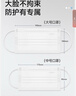 维德（WELLDAY）一次性医用外科口罩大码100只白色防沙尘冬季保暖防过敏灭菌级 实拍图