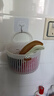 简约置物篮多功能置物筐小挂篮置物架浴室吊篮卫生间床边壁挂式收 收纳篮白色3个 实拍图