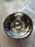 不锈钢盆加厚款家用厨房商用洗菜盆和面洗脸洗衣盆 【尺寸较小】16cm不锈钢碗一个 实拍图