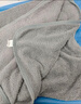 京东京造羊羔绒毯 900g超柔毛毯盖毯宿舍办公室午睡毯子 灰色 1.5x2m 实拍图