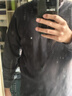 优衣库男装柔滑弹力摇粒绒半拉链套头衫/长袖25秋冬新款481184 09 黑色 L /175/100A 实拍图