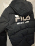 FILA 斐乐官方情侣羽绒服2025年冬时尚休闲连帽上衣男女同款保暖外套 实拍图