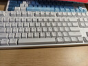 ikbcW200无线键盘键盘87键 机械键盘键盘办公打字手感好樱桃键盘键盘电竞游戏新年礼物  白色红轴 实拍图