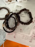 美肤语百搭咖色时尚发绳（5个装）丸子头发圈头绳高马尾弹力皮筋MF8306 实拍图