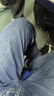 罗蒙（ROMON）牛仔裤男春夏季休闲裤男士修身小脚百搭九分裤子男裤 蓝灰色 32 实拍图