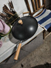 苏泊尔（SUPOR）有钛铁不粘 无涂层炒锅34cm锤纹铁锅燃气电磁炉炒菜锅EC34AYT02 实拍图