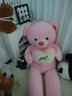 HKFZ圣诞节礼物超大号泰迪熊毛绒玩具大熊玩偶抱抱熊送女友陪睡 小仙女专属(粉色） 1.4米【精选高品质*现货速发】 实拍图