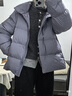 优衣库女装羽绒茄克/柔软面料外套夹克479212 61 水蓝色 M 实拍图