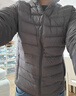 雪中飞男女立领秋羽绒百搭轻薄鸭绒立领修身轻盈隐藏式口袋 梦幻灰|8051-男 L 175/96A 实拍图