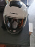 凤凰新国标A类3C认证电动车摩托车头盔双镜片防雾防风保暖哑黑 男女四季通用电瓶车3/4半盔冬季安全帽 实拍图