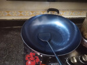 阎铁匠章丘炒锅铁锅家用炒菜锅锻打老式物理不粘锅无涂层木把锤印已开锅 锤印木把款36CM带锅耳朵 36cm 实拍图