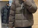 优衣库女装羽绒茄克/柔软面料外套夹克479212 37 栗色 3XL 实拍图