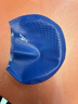 速比涛（Speedo）泡泡泳帽低温保暖舒适不勒防水护发硅胶泳帽 蓝色 实拍图