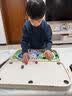 童雀儿童台球桌面上家用游戏六合一室内小型玩具游戏生节日礼物男孩 51cm七合一【冰壶+冰球+交通9宫格+弹弹棋+保龄球】 实拍图