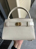 CHARLES&KEITH鳄鱼纹凯莉包手提斜挎婚包包女包生日礼物新年礼物CK2-50270880-1 Ivory象牙色 S 实拍图