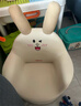 曼龙 儿童沙发婴儿卡通女孩男孩宝宝懒人座椅阅读学坐凳 瑞贝兔plus 实拍图