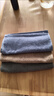 京东京造 98g倍柔长绒棉CP毛巾 A类纯棉加厚强吸水男女洗脸巾 2条 蓝+咖 实拍图