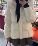 冰洁BINJORA 短款脱卸帽羽绒服女95白鸭绒泡芙羽绒服【泡芙首选推荐】 实拍图