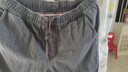 优衣库女装棉质牛仔舒适九分裤/水洗产品休闲百搭478995 473801 478995/08深灰色 M 实拍图