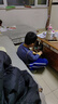 真维斯男童保暖内衣儿童加绒打底衫冬季学生校服神器青少年中大童冬装 海军蓝 J飞行宇航X 140 实拍图