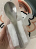 广意 勺子 100%纯钛勺子 钛结晶汤饭勺餐勺调羹汤匙单支装 GY1299 实拍图