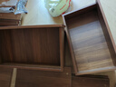 巴瑟实木梳妆台斗柜一体卧室现代简约2025新款可转角书桌床尾柜化妆桌 【实木加厚板材】100CM桌+60CM三斗柜 实拍图