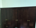一号豪庭衣柜新中式乌金木衣柜卧室柜子实木衣柜带中抽储物柜衣橱组合家具 六门衣柜(带中抽） 乌金木 实拍图