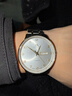 上海（SHANGHAI）手表男款 男士自动机械表 国民系列 经典白盘间金钢带SH3013G-1 实拍图