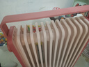 美的（Midea）【樱落】取暖器/电热油汀/油酊电暖器/电暖气家用/烤火炉/13片全屋升温速热/电热器烘衣加湿HYX22K 实拍图
