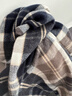 回力围巾冬季男加长加厚保暖格子围脖百搭舒适文艺风礼物情侣披肩棉 藏蓝【升级款】 实拍图