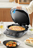 美的（Midea）电饼铛家用 双面加热加深大火力40mm加深34cm烙饼煎饼锅三明治早餐机可拆钛陶煎烤机电饼档JKE3483 实拍图