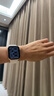 Apple/苹果 Watch Series 10 智能手表GPS款42毫米玫瑰金色铝金属表壳淡桃粉色运动型表带S/M MX1R3CH/B 实拍图